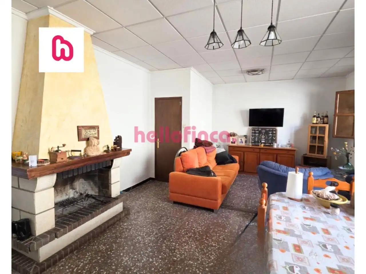 Sala d'estar de Finca rústica en venda en Orihuela amb Aire condicionat, Calefacció i Jardí privat