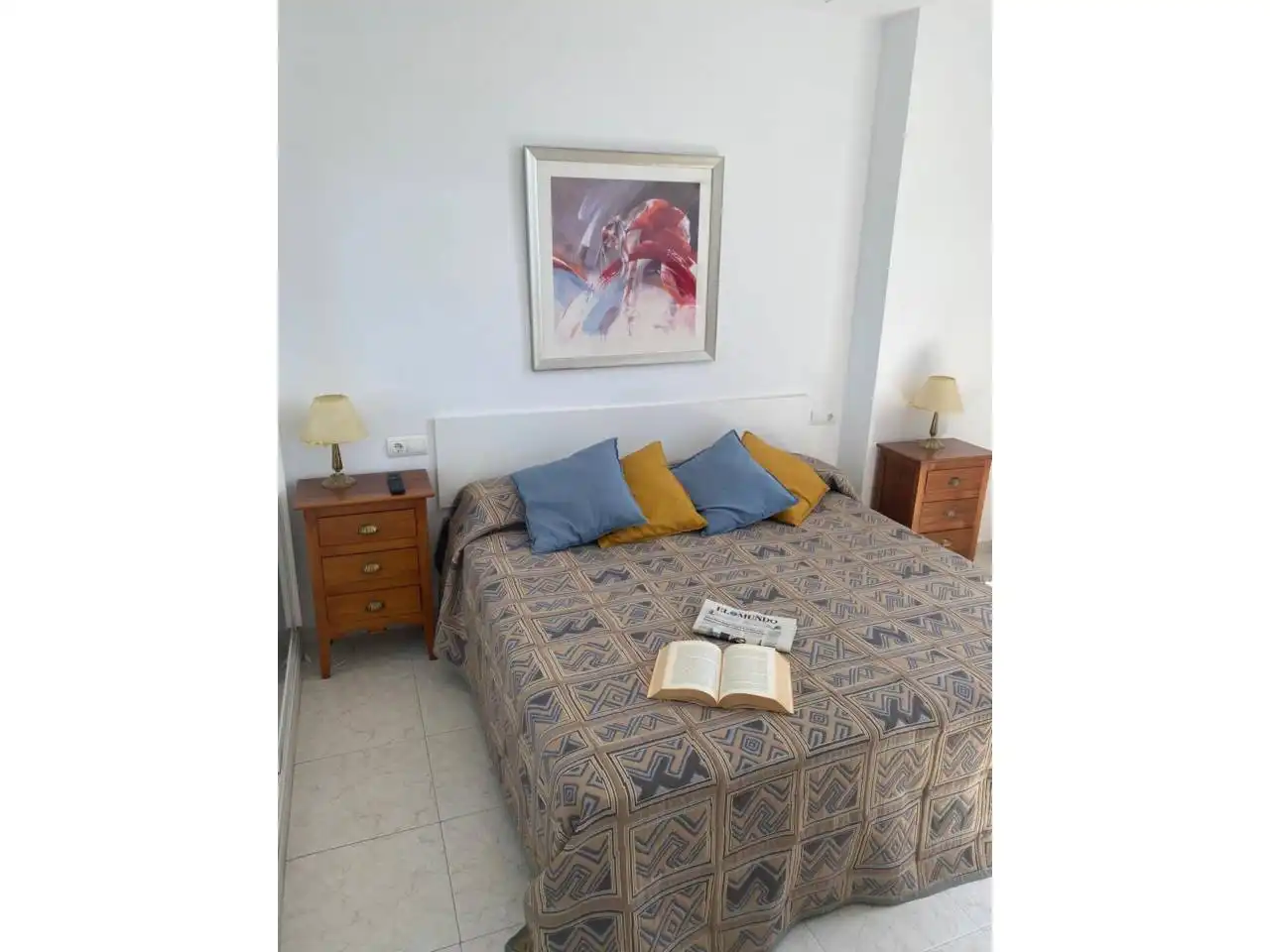 Schlafzimmer von Wohnungen zur Miete in Benalmádena mit Klimaanlage, Terrasse und Möbliert