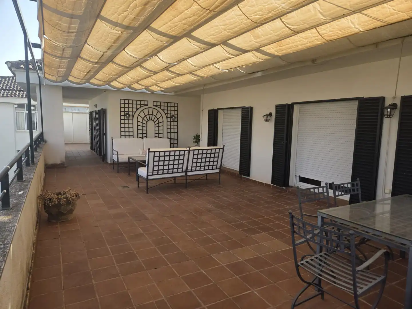 Terraza de Ático de alquiler en Badajoz con Aire acondicionado, Calefacción y Parquet