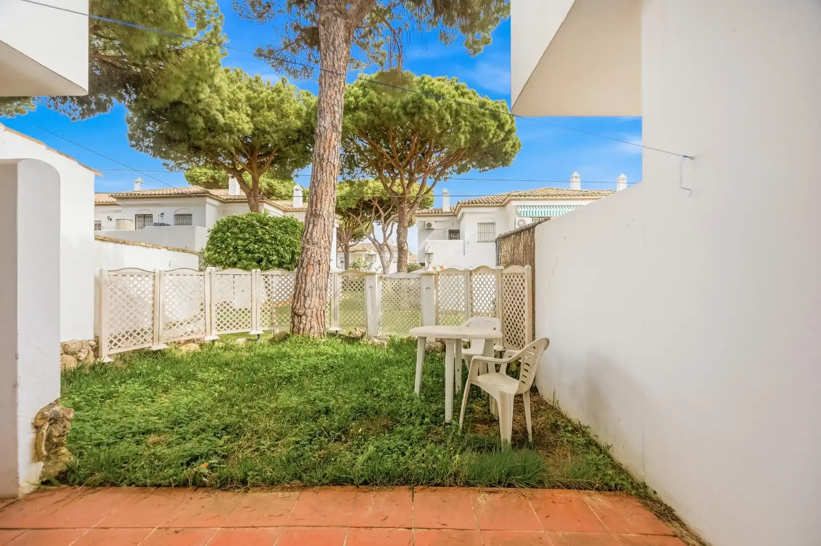 Jardín de Apartamento en venta en Chiclana de la Frontera con Jardín privado, Terraza y Amueblado