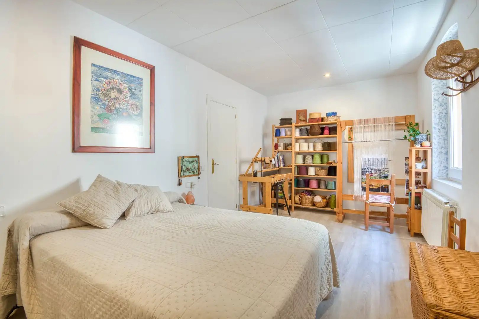 Schlafzimmer von Einfamilien-Reihenhaus zum Verkauf in Sant Feliu de Guíxols mit Klimaanlage, Heizung und Terrasse