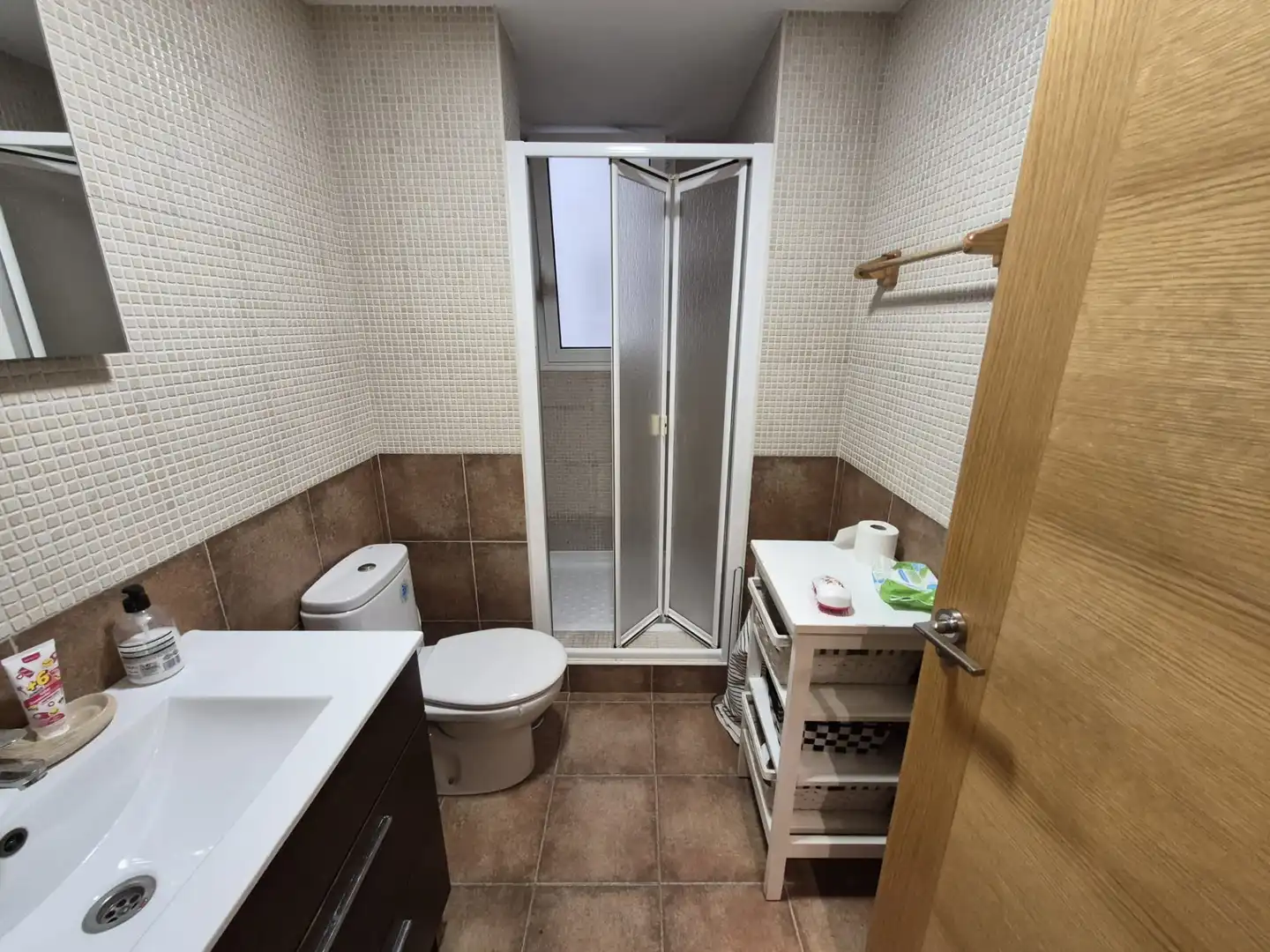 Badezimmer von Wohnung zur Miete in Málaga mit Klimaanlage und Möbliert