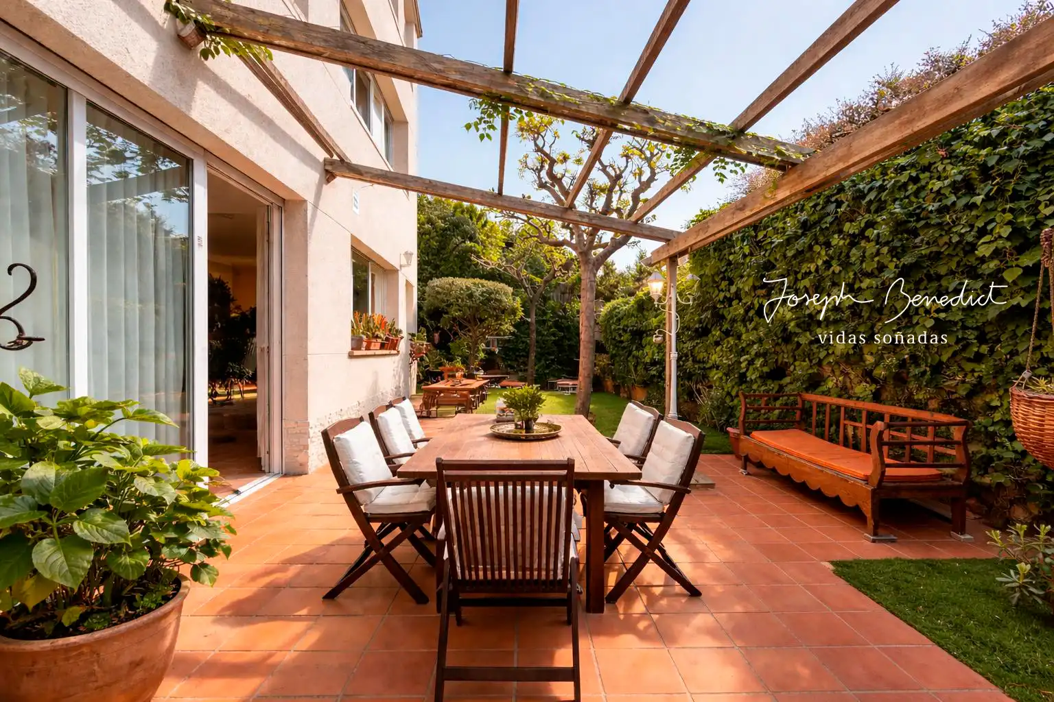 Terraza de Casa o chalet en venta en Castelldefels con Aire acondicionado, Calefacción y Jardín privado