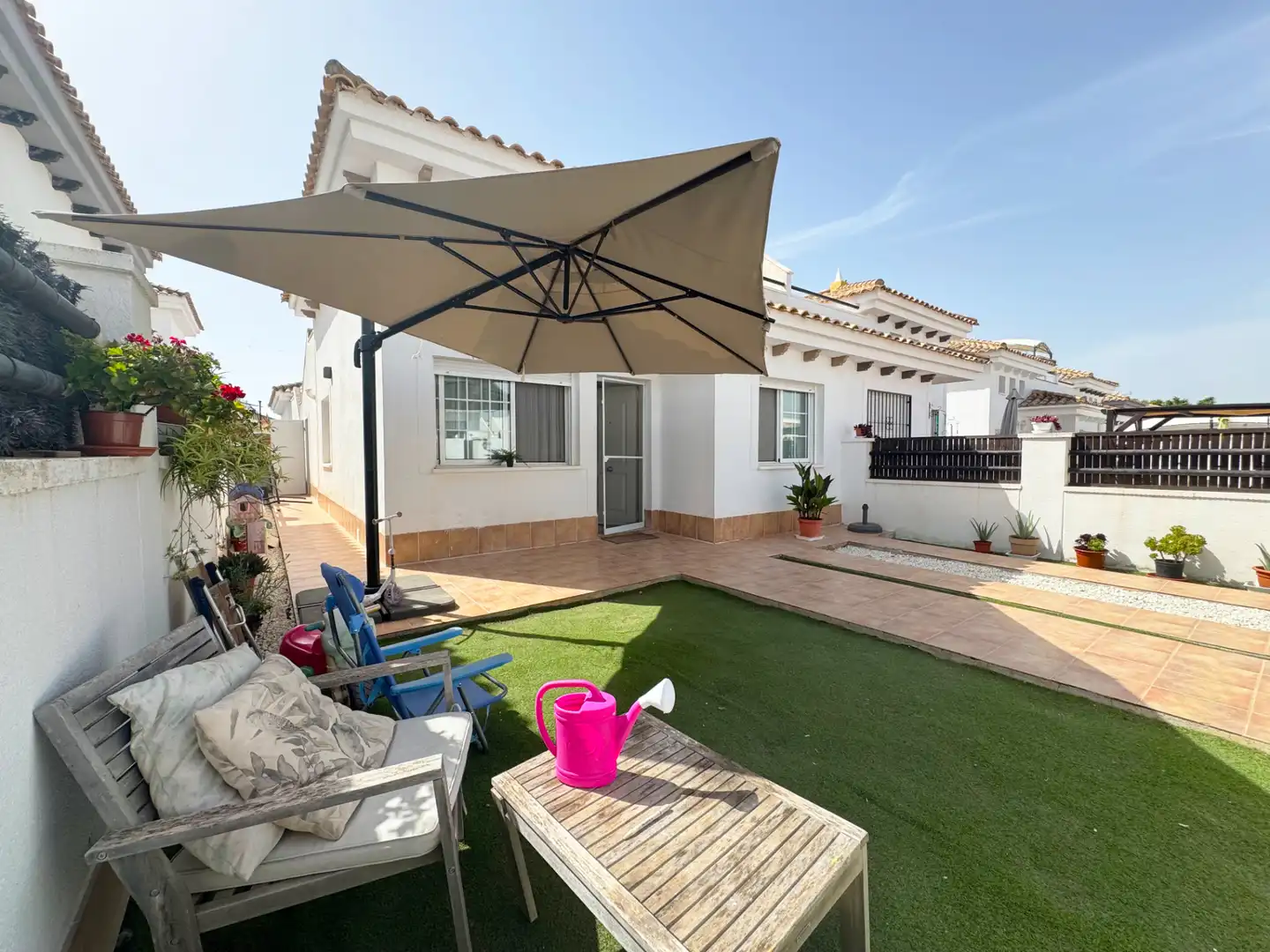 Terraza de Casa adosada en venta en Murcia con Aire acondicionado, Jardín privado y Terraza