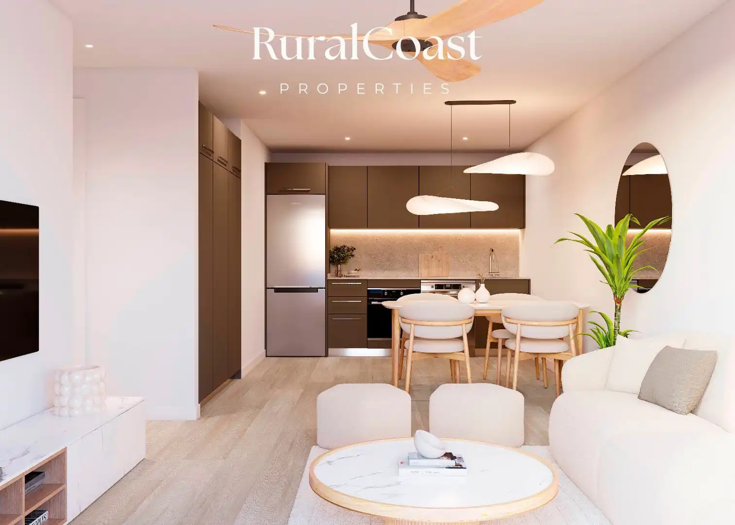 Küche von Wohnung zum Verkauf in Xeraco mit Klimaanlage, Heizung und Terrasse