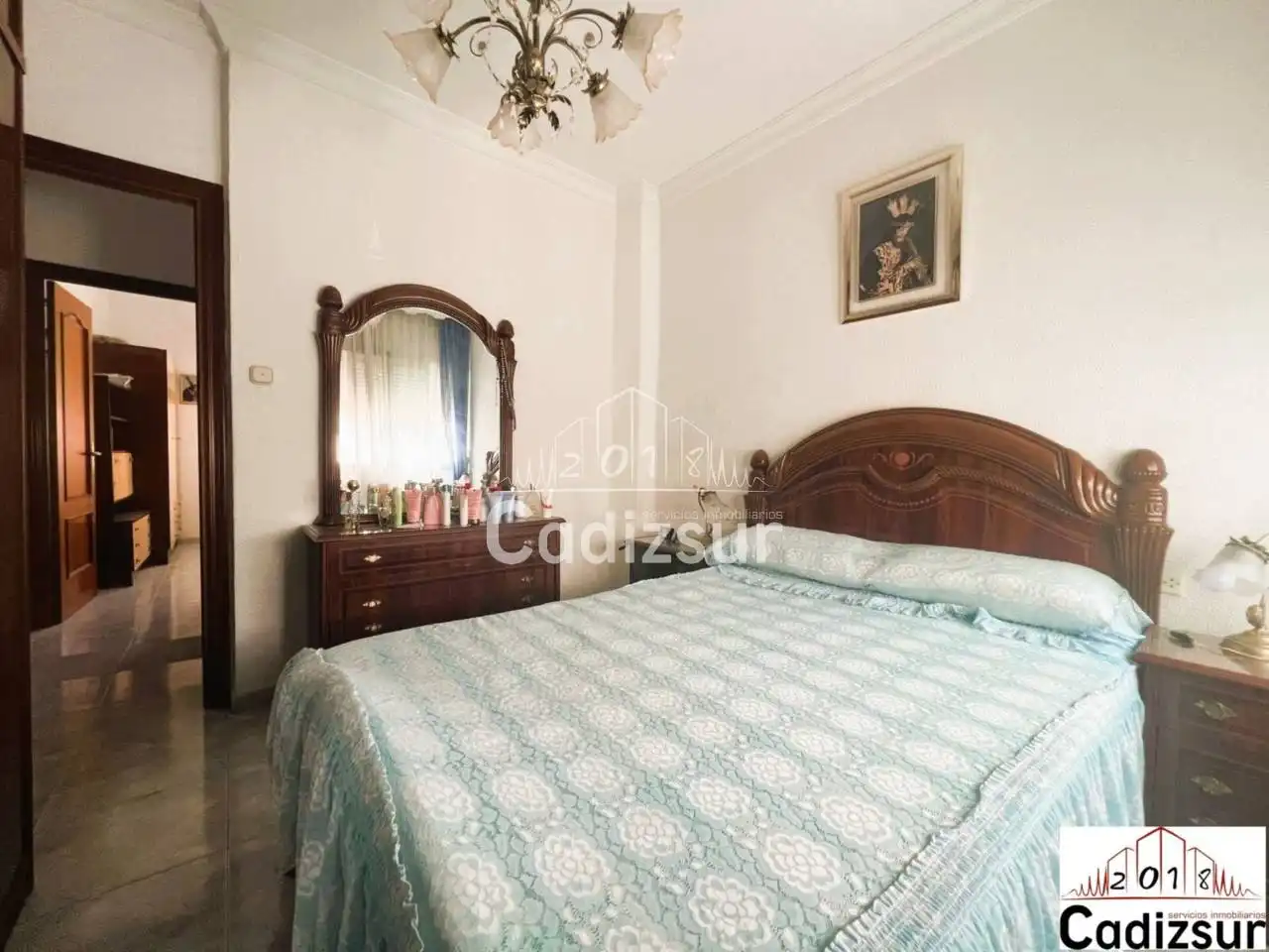 Schlafzimmer von Wohnung zum Verkauf in Cádiz mit Klimaanlage und Terrasse