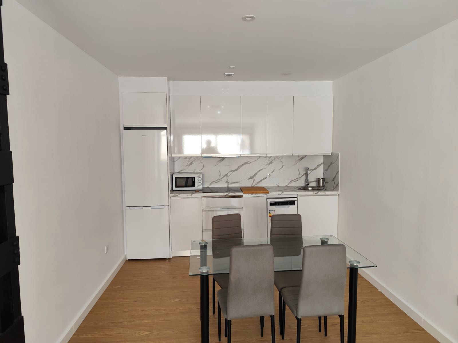 Cuina de Apartament de lloguer en Zafra amb Aire condicionat, Calefacció i Terrassa