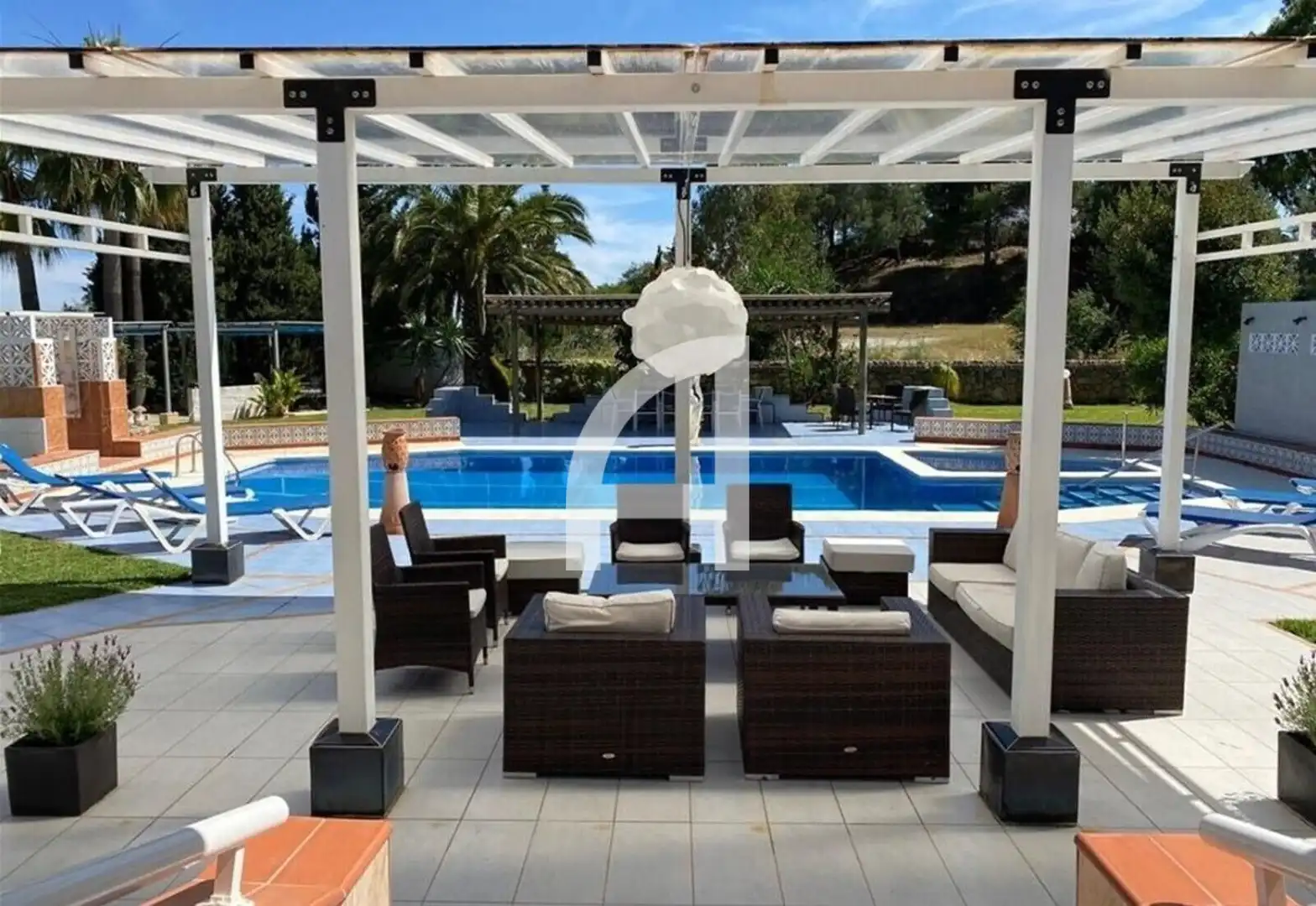 Terraza de Casa o chalet de alquiler en Mijas con Aire acondicionado, Calefacción y Terraza