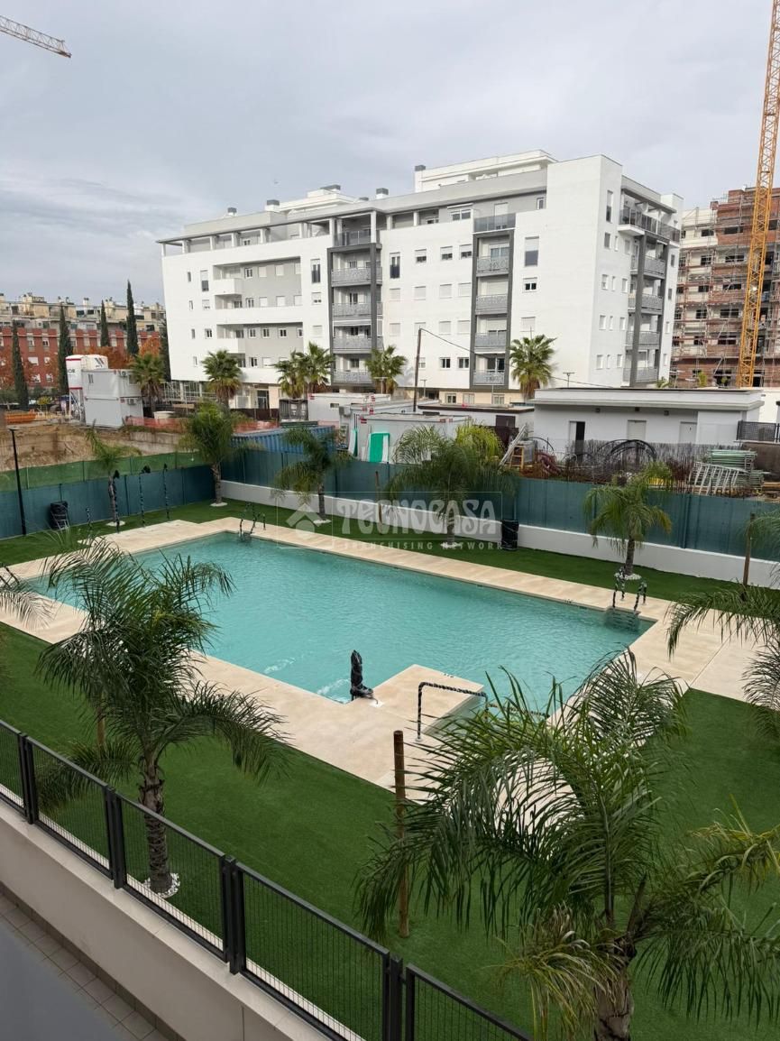 Swimming pool of Flat to rent in Bormujos  with Terrace and Community pool