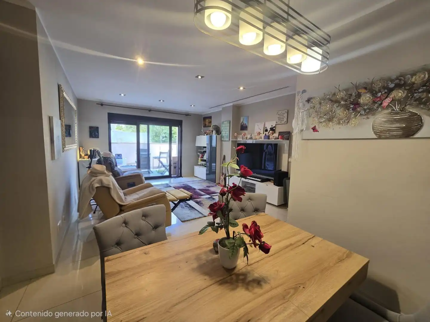 Sala de estar de Planta baja en venta en Inca con Aire acondicionado, Jardín privado y Terraza