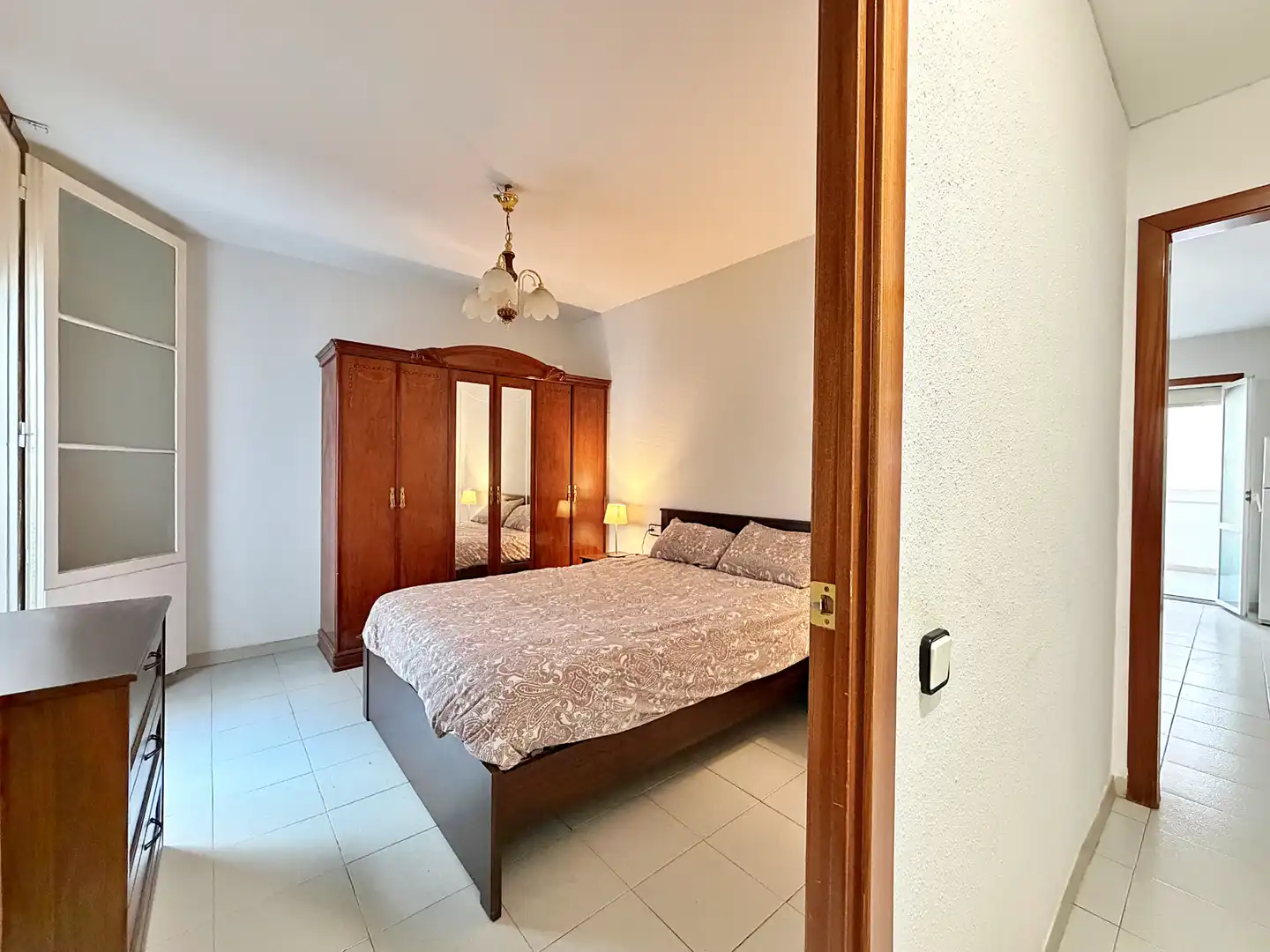 Bedroom of Flat for sale in Barcelona  with Air Conditioner and Balcony
