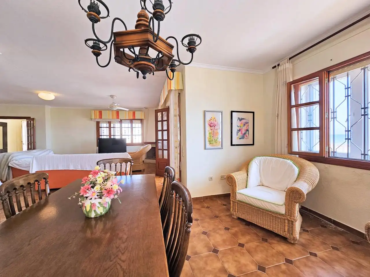 Dining room of Houses for sale in La Manga del Mar Menor  with Private garden, Terrace and Furnished