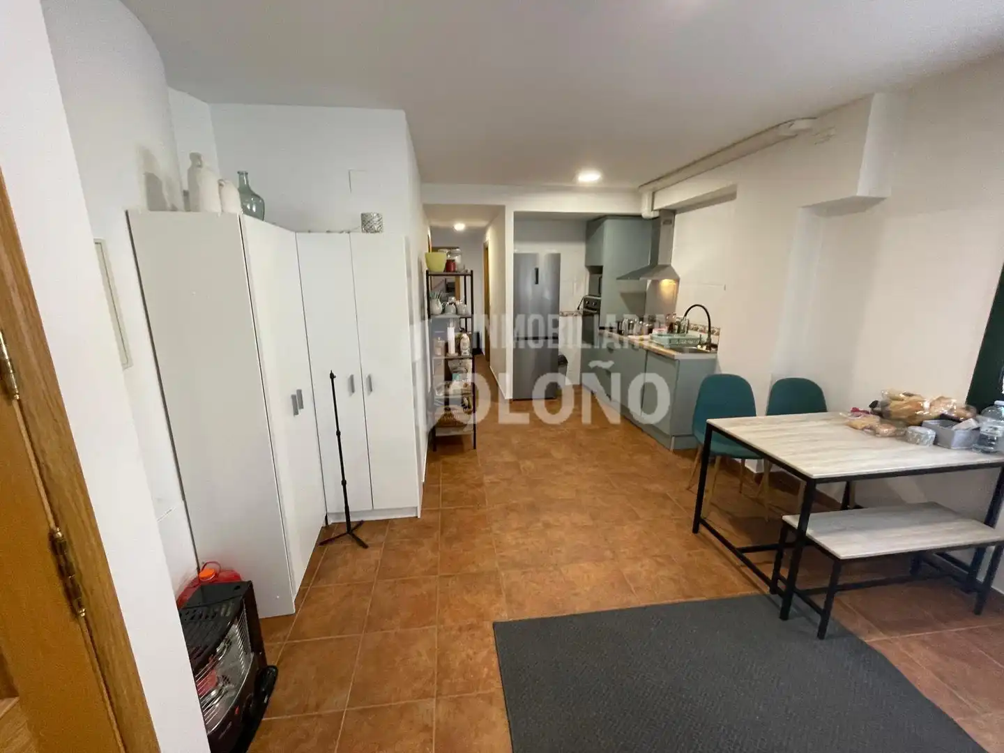 Cuina de Apartament en venda en Cuzcurrita de Río Tirón amb Calefacció, Terrassa i Moblat
