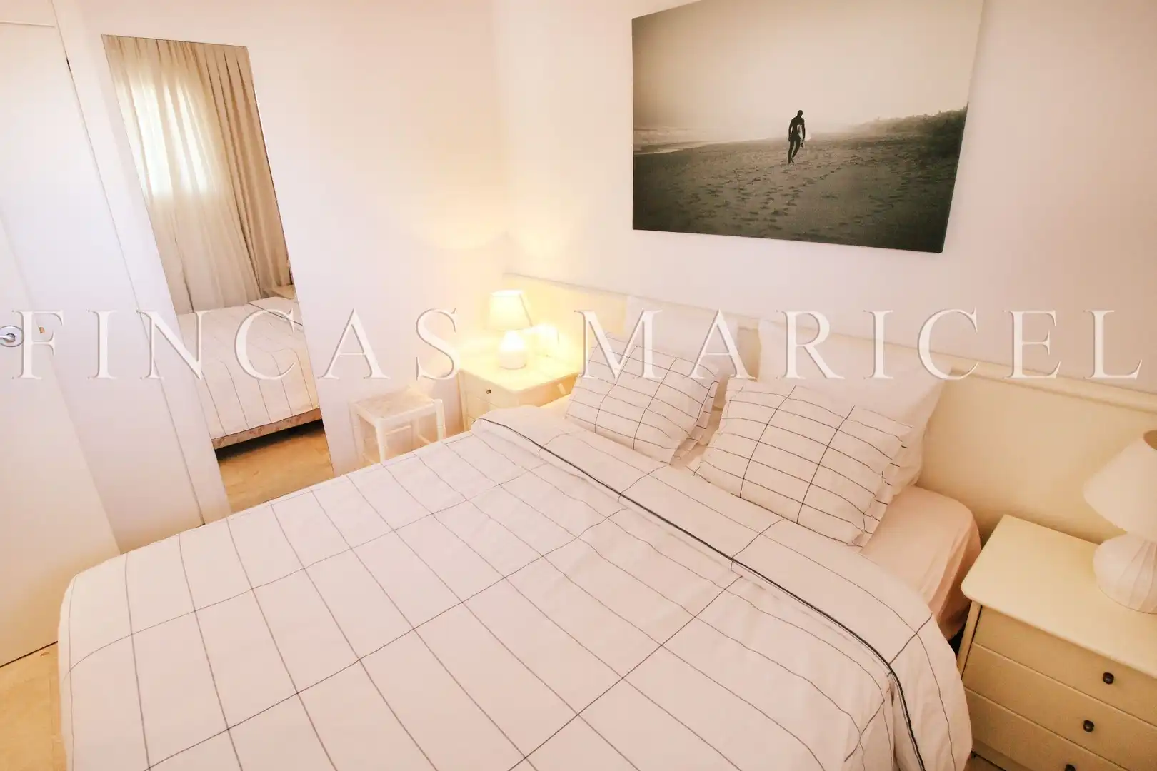 Schlafzimmer von Wohnung zum Verkauf in Sitges mit Klimaanlage, Heizung und Terrasse