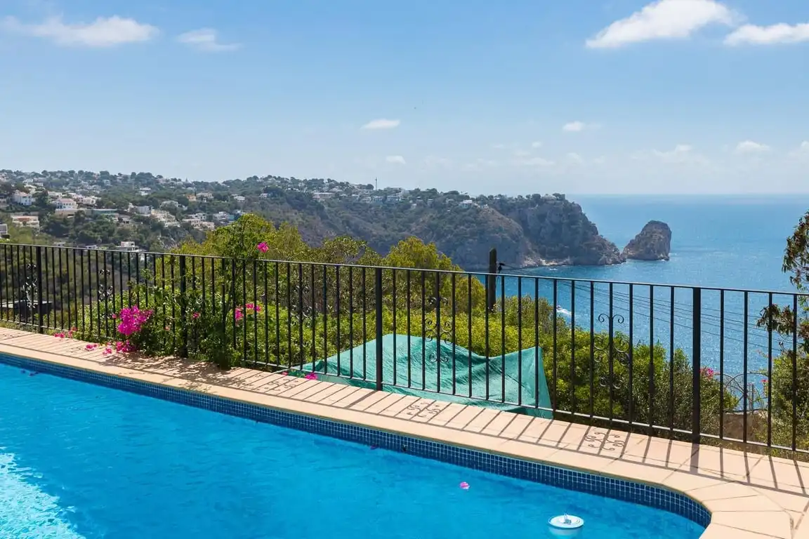 Piscina de Casa o chalet de alquiler en Jávea / Xàbia con Aire acondicionado, Piscina y Amueblado