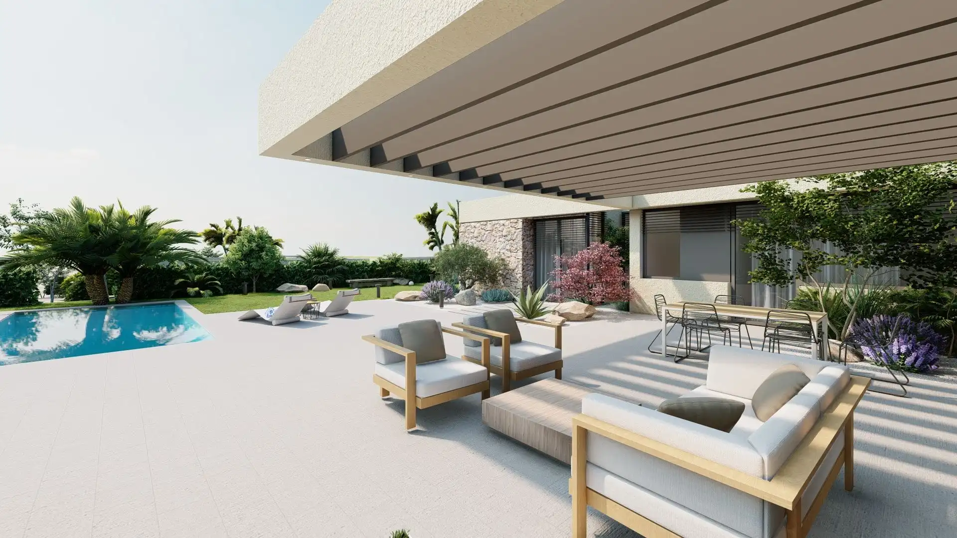 Terraza de Casa adosada en venta en Murcia con Calefacción, Jardín privado y Terraza