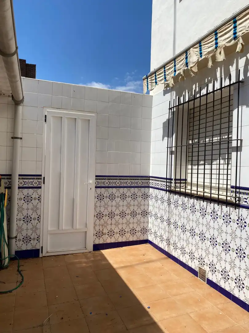 Terrasse von Maisonette zur Miete in San Pedro del Pinatar mit Klimaanlage, Heizung und Privatgarten