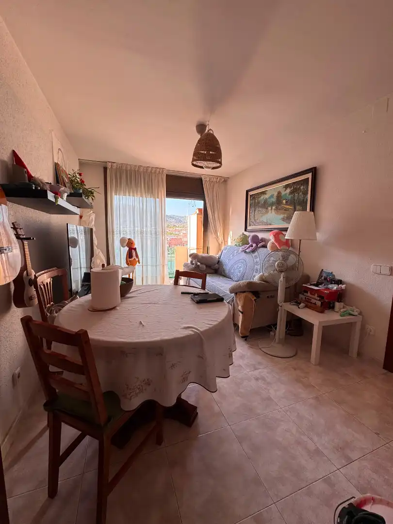 Living room of Attic for sale in Premià de Mar  with Heating, Oven and Balcony