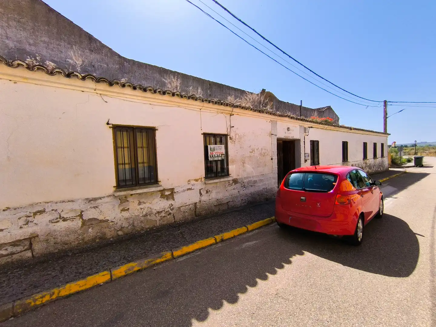 Vista exterior de Casa o xalet en venda en Meneses de Campos amb Jardí privat i Traster