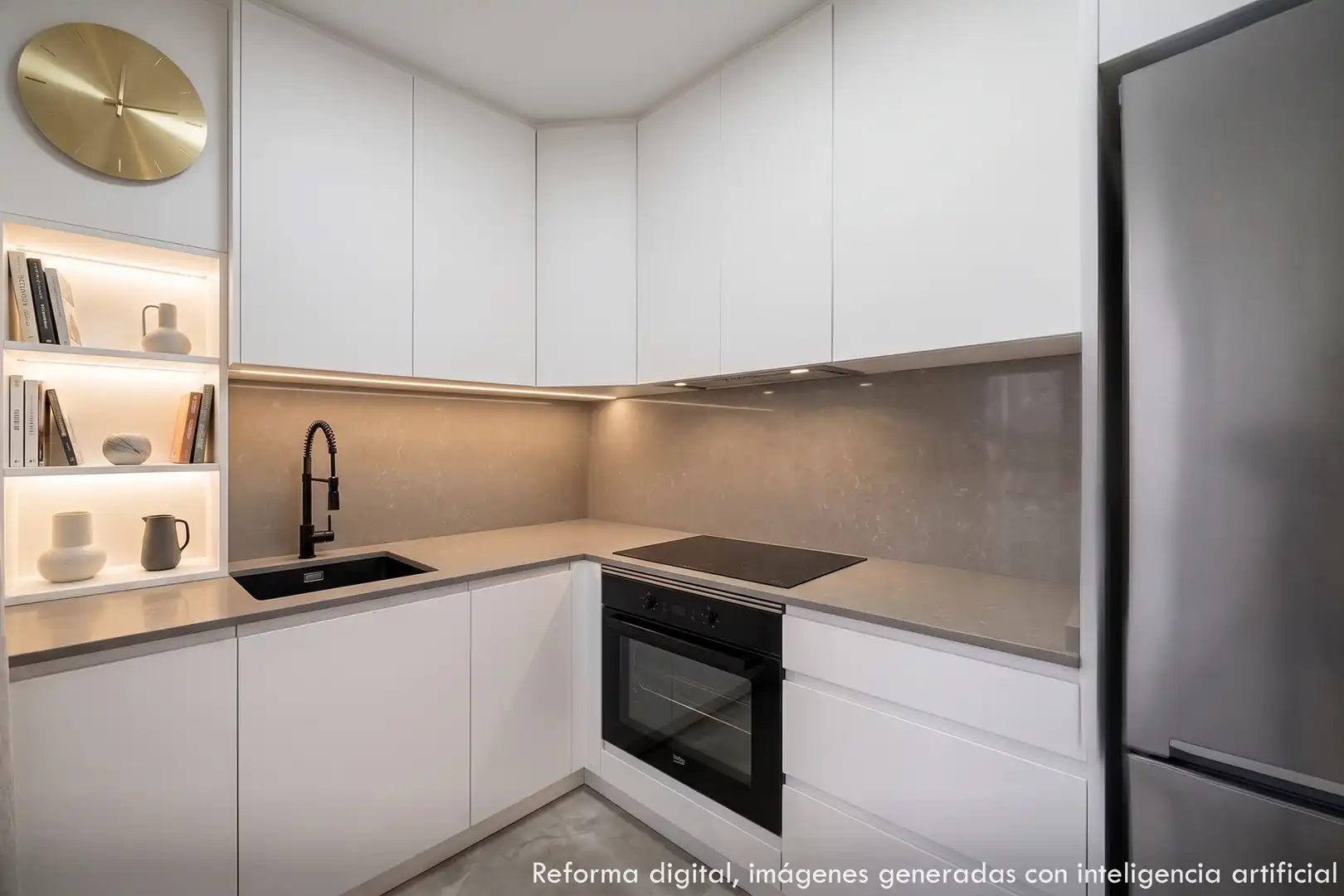 Cuina de Apartament en venda en Benidorm amb Moblat