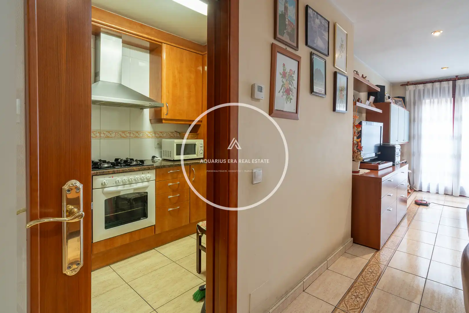 Cocina de Piso en venta en Torelló con Calefacción, Terraza y Amueblado