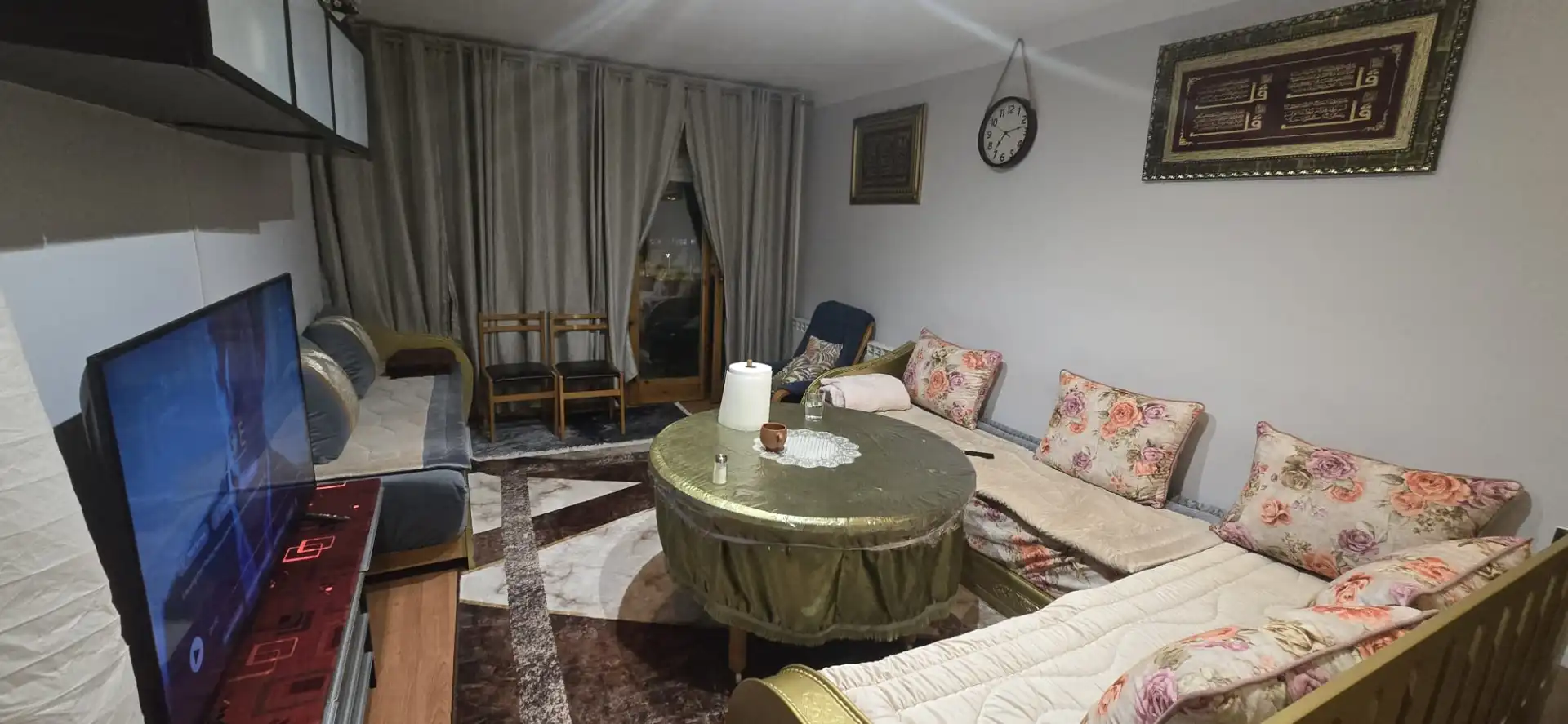 Sala de estar de Piso en venta en Torelló con Aire acondicionado, Calefacción y Parquet