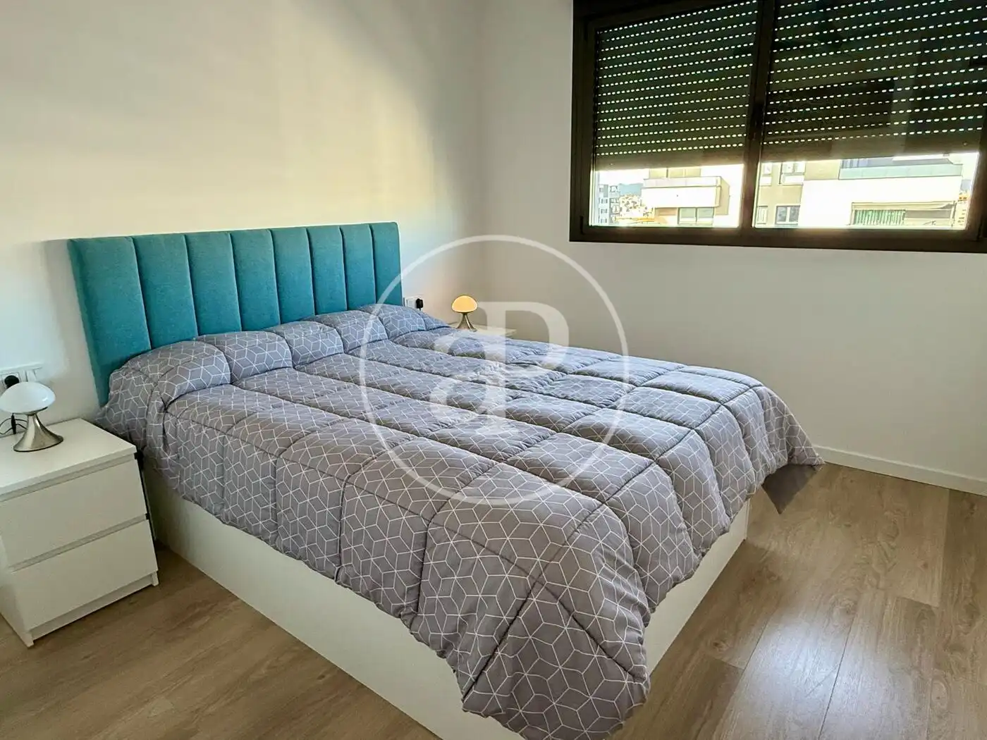 Bedroom of Flat for rent in Valencia  with Air Conditioner, Heating and Private garden