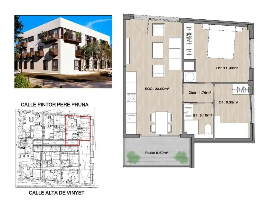 Piso en venta en Can Pei
