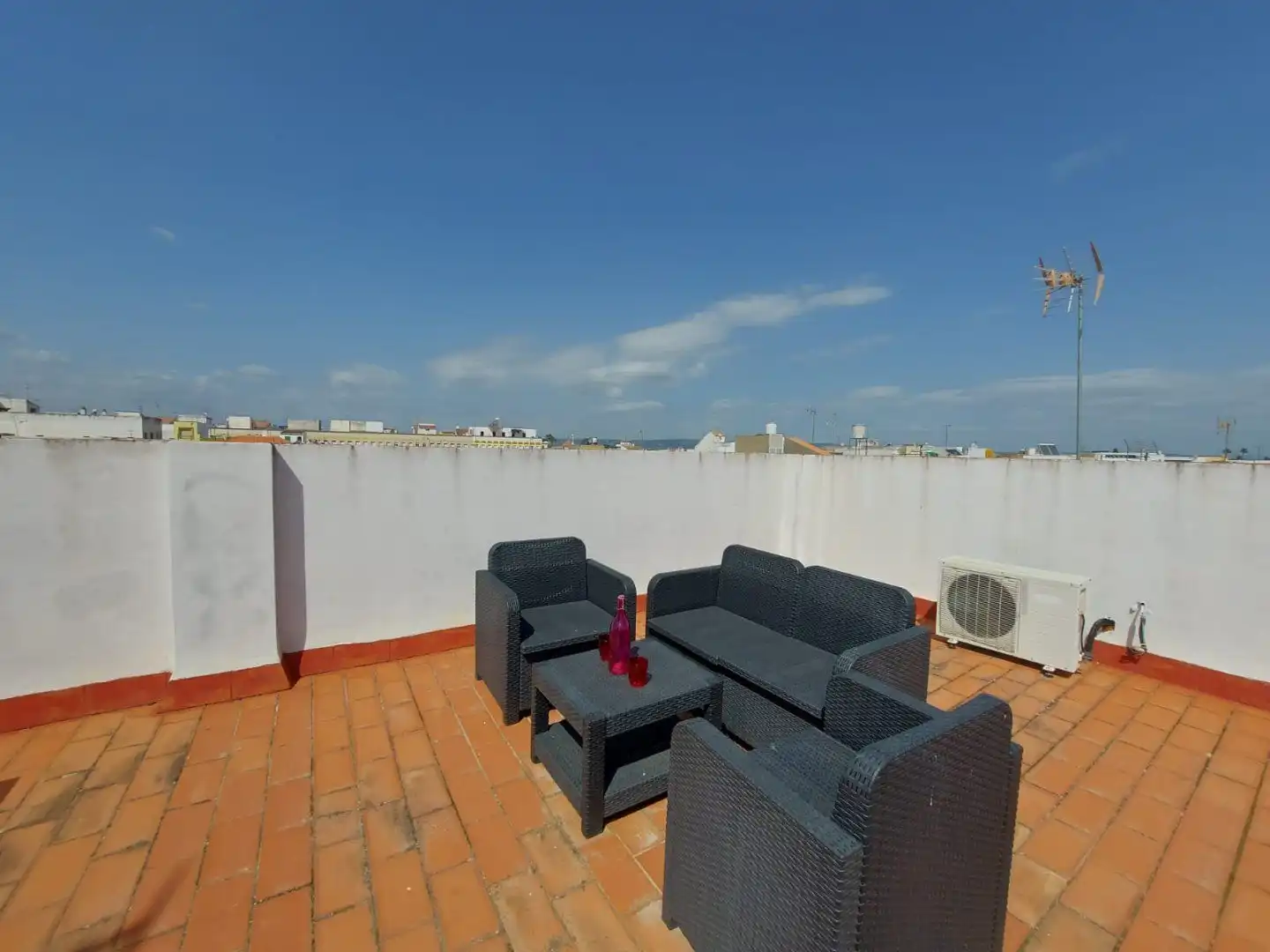 Terrace of Flat for sale in Brenes  with Air Conditioner, Storage room and Balcony