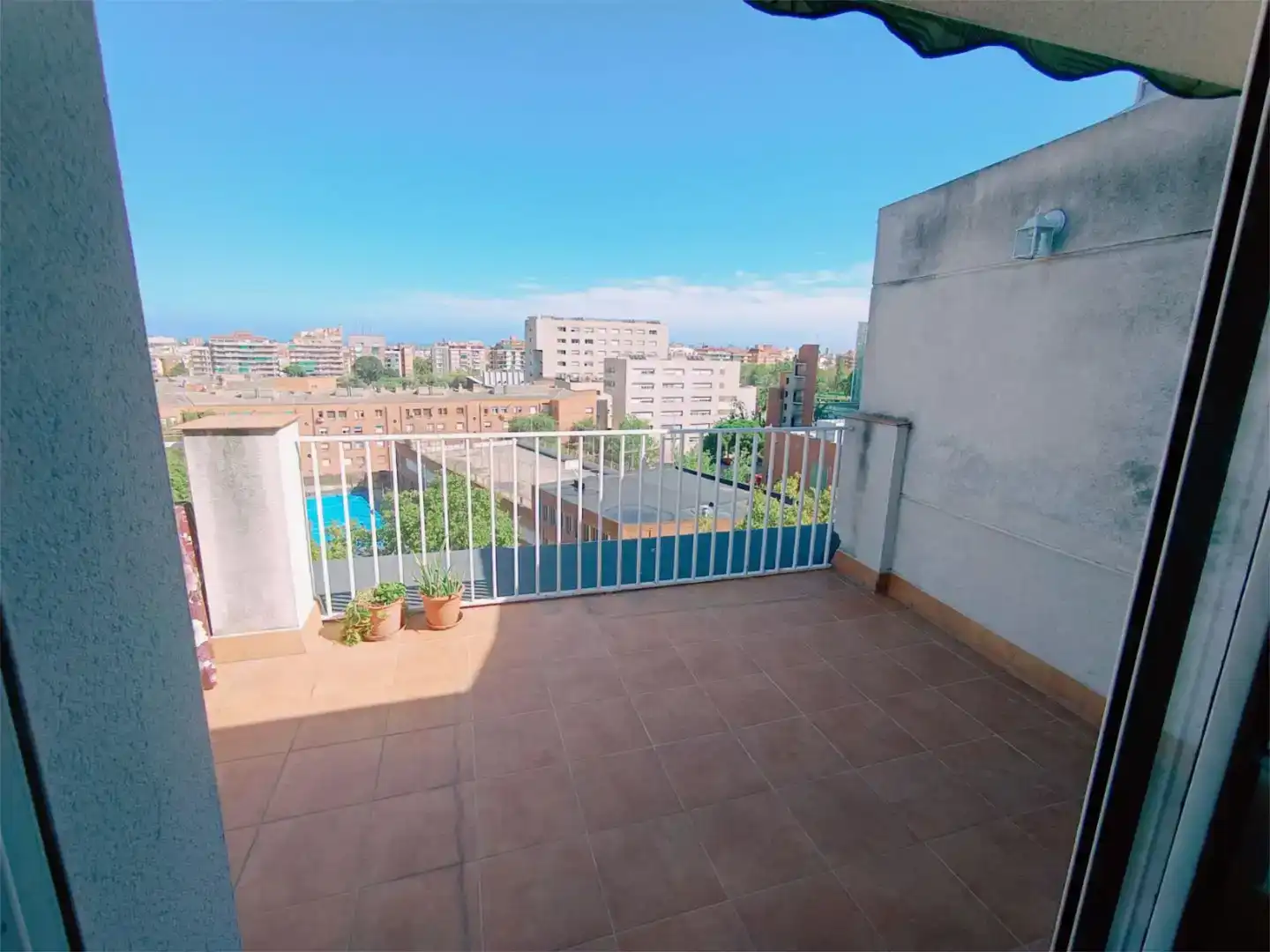 Terrasse von Wohnung zur Miete in Barcelona mit Klimaanlage, Parkett und Möbliert