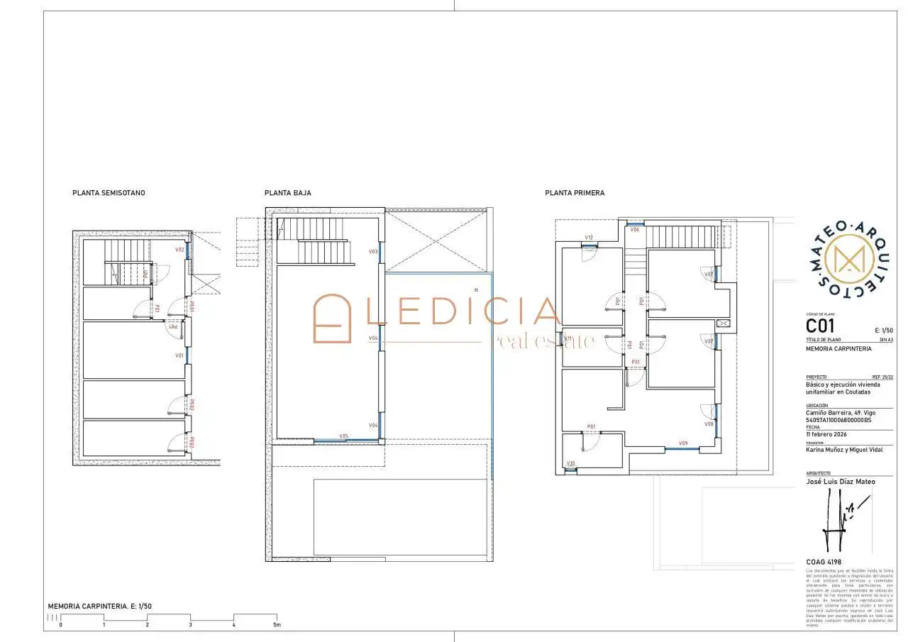 Casa o chalet en venta en Vigo  con Calefacción, Jardín privado y Parquet