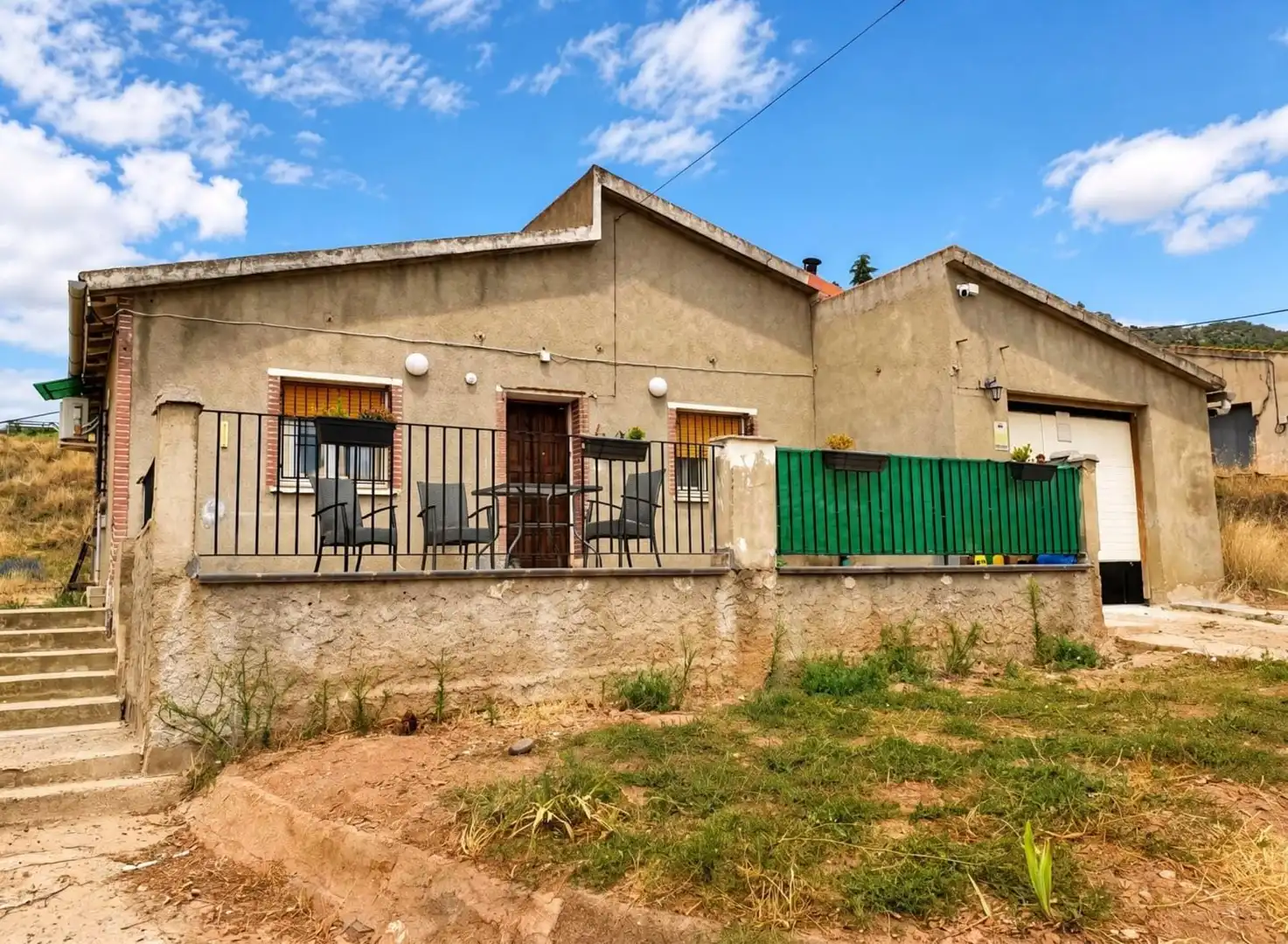 Exterior view of Houses for sale in Torrijo de la Cañada  with Private garden, Terrace and Storage room