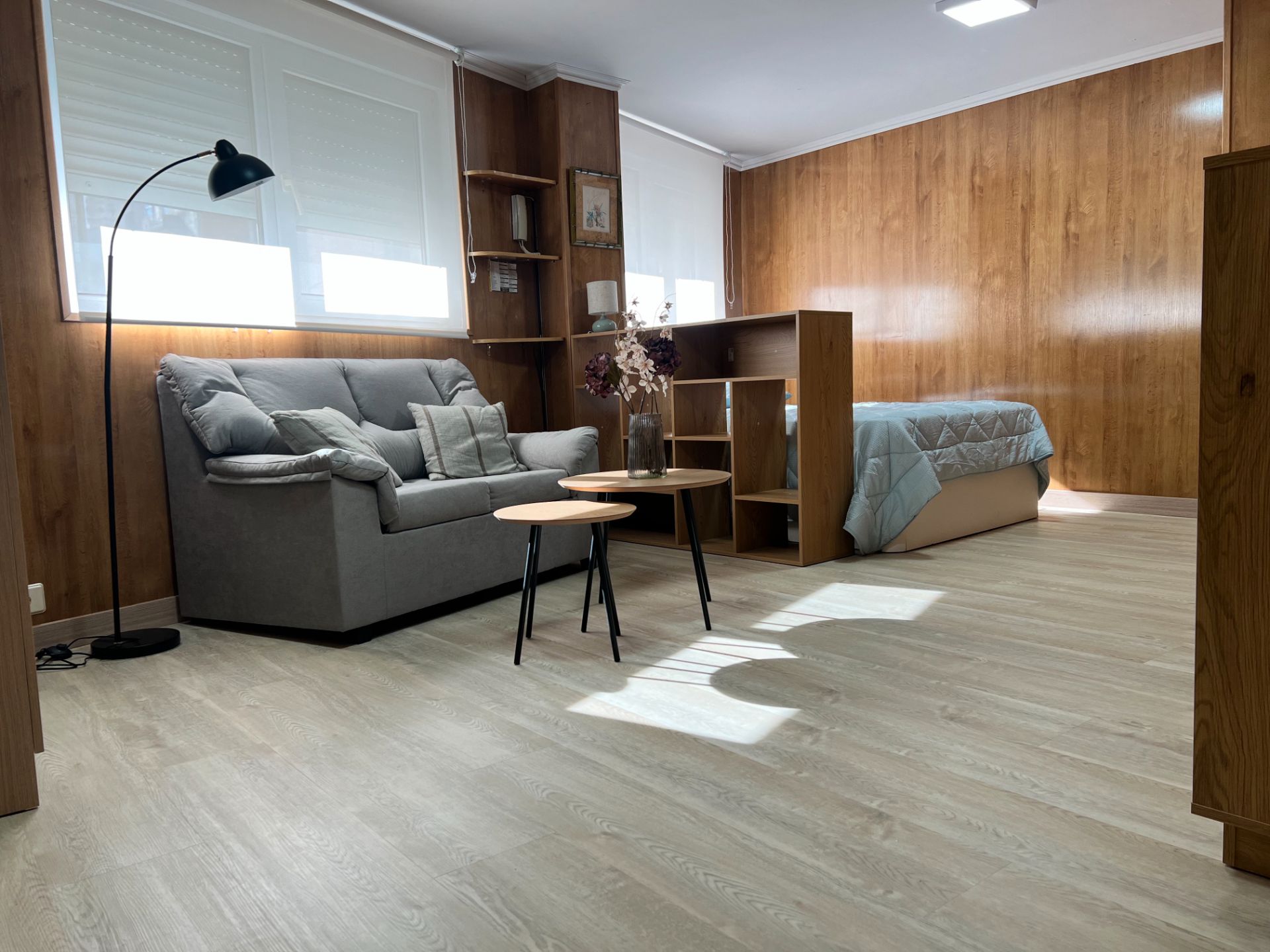 Sala de estar de Estudio de alquiler en Lugo Capital con Amueblado