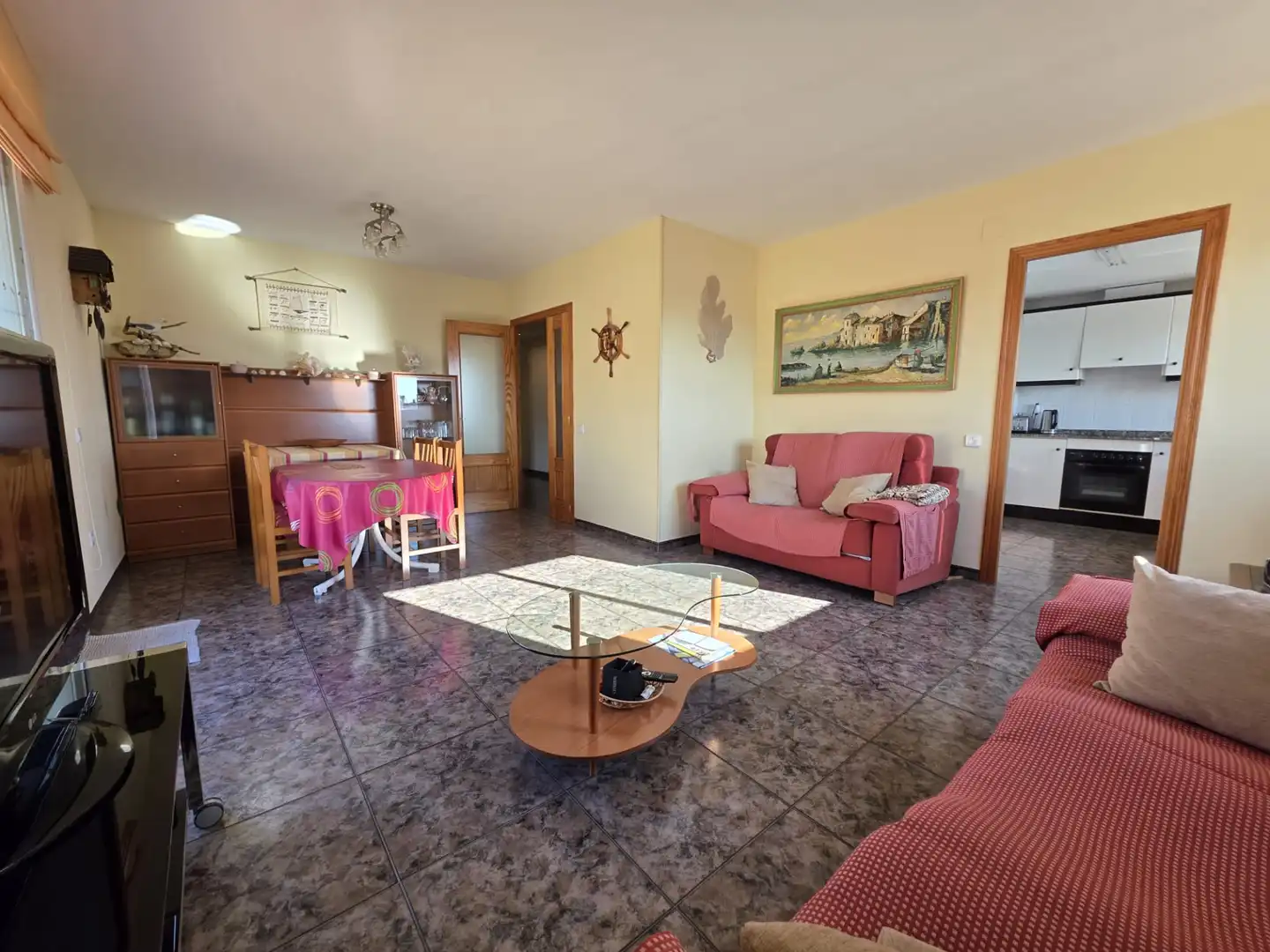 Sala de estar de Ático en venta en La Ràpita con Aire acondicionado, Terraza y Amueblado