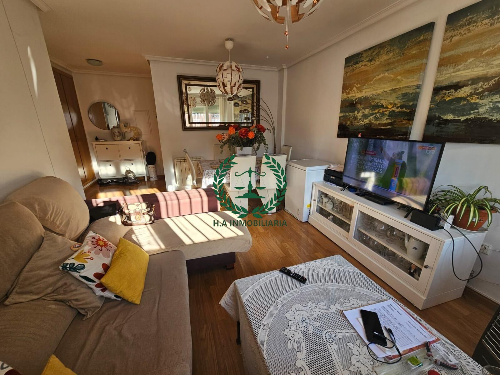 Living room of Flat for sale in Pedrezuela  with Terrace, Storage room and Balcony