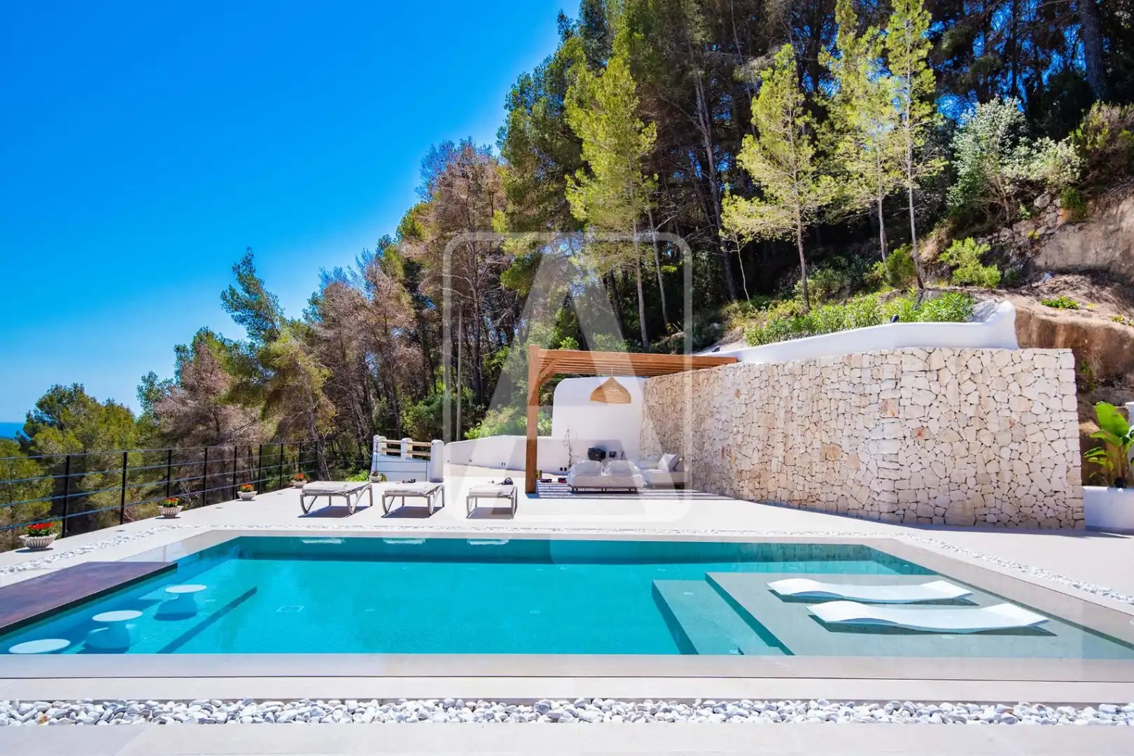 Piscina de Finca rústica en venda en Benissa amb Aire condicionat, Calefacció i Jardí privat
