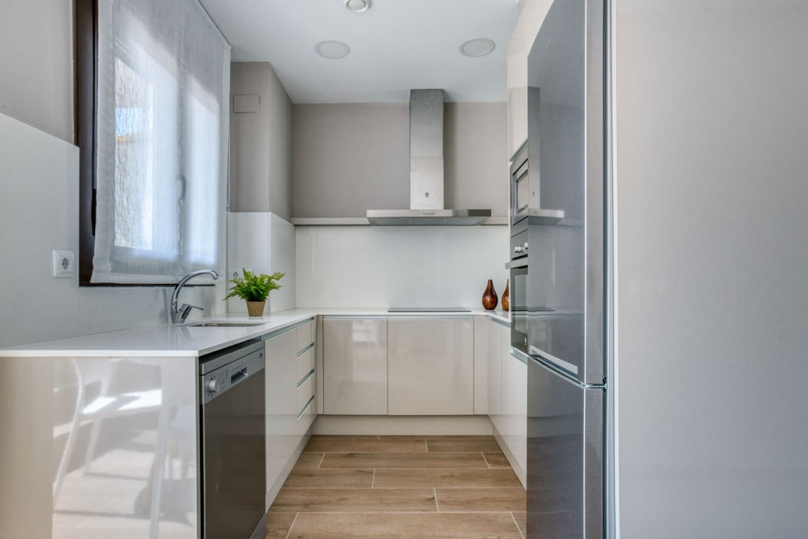 Kitchen of Flat to rent in  Lleida Capital  with Air Conditioner, Heating and Terrace