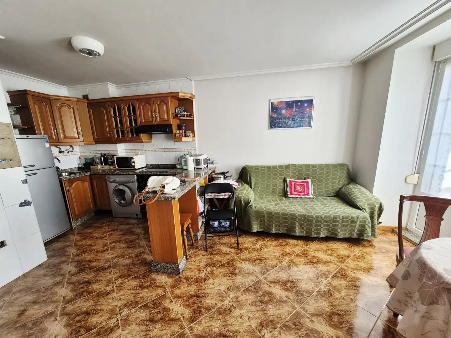 Living room of Flat for sale in Avilés  with Heating, Parquet flooring and Storage room