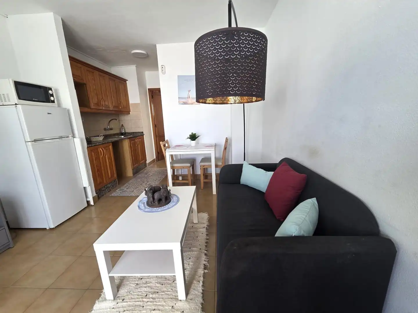 Sala d'estar de Apartament en venda en Tías amb Terrassa i Piscina comunitària