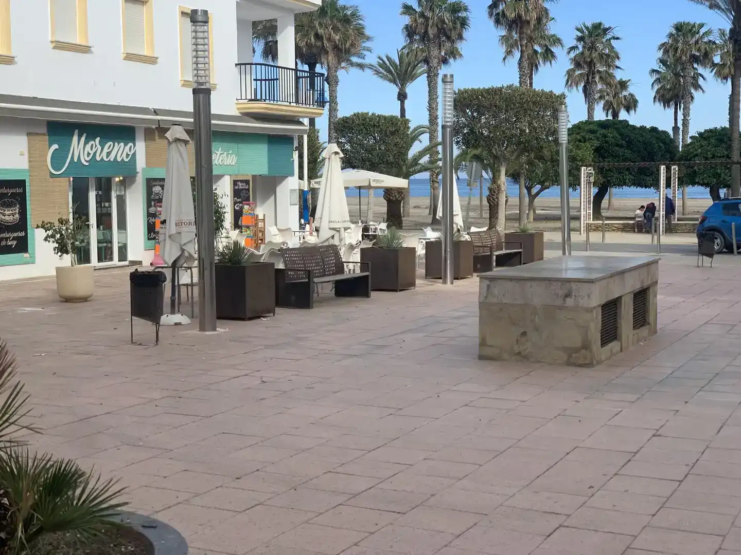 Terrasse von Wohnung zur Miete in Carboneras mit Klimaanlage, Parkett und Möbliert