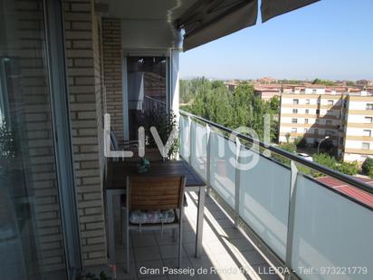 Balcony of Flat for sale in  Lleida Capital  with Air Conditioner, Heating and Parquet flooring