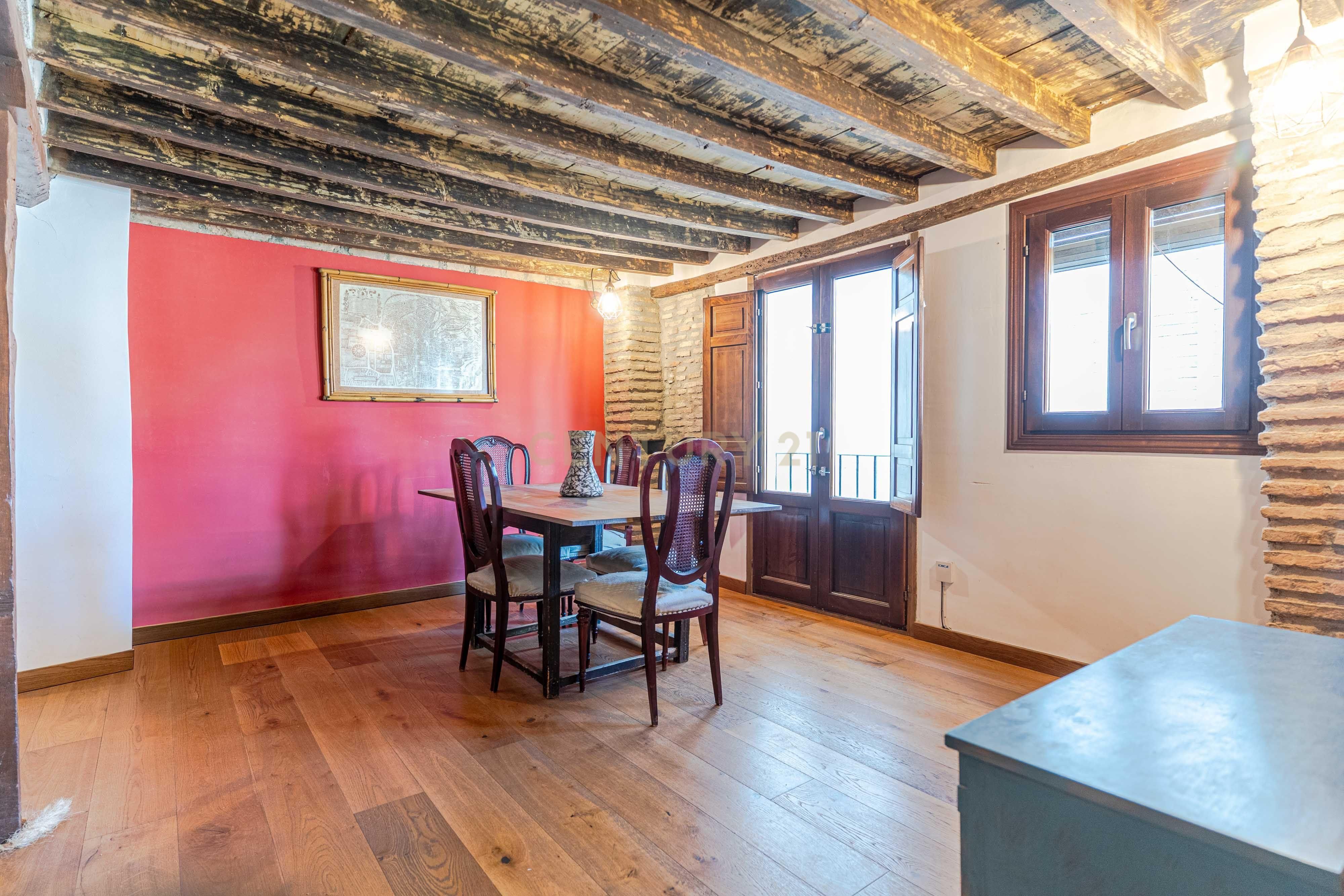 Dining room of House or chalet for sale in  Granada Capital  with Balcony
