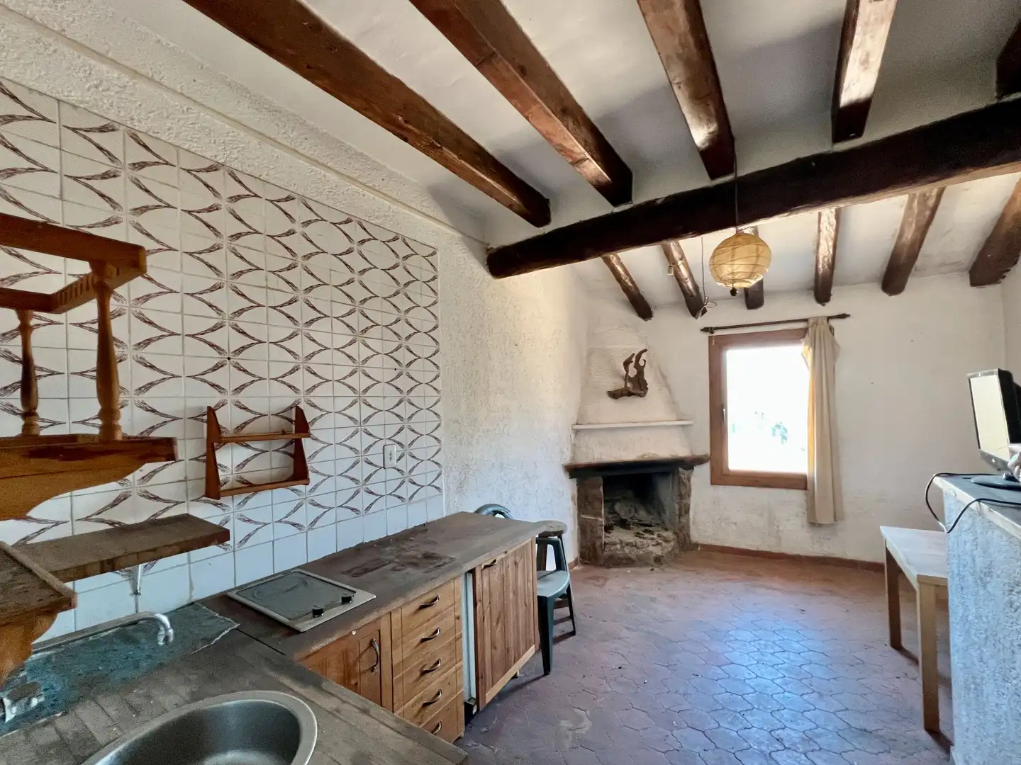 Kitchen of Country homes for sale in Cornudella de Montsant  with Air Conditioner, Oven and Washing machine