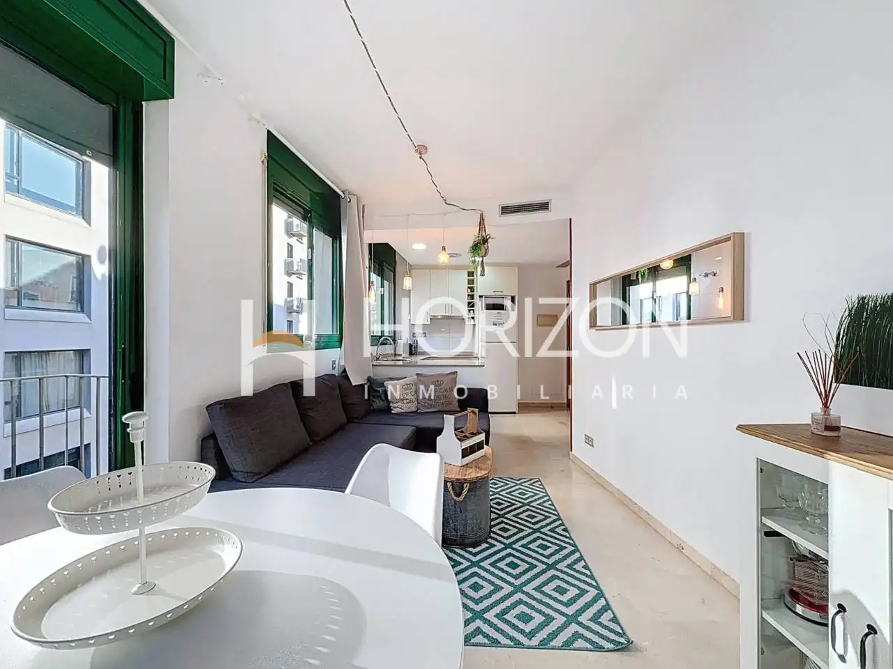 Wohnzimmer von Wohnung zum Verkauf in Barcelona mit Klimaanlage, Heizung und Möbliert