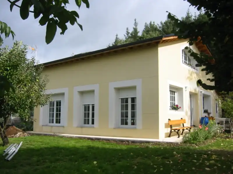 Vista exterior de Casa o xalet en venda en O Corgo   amb Jardí privat i Traster