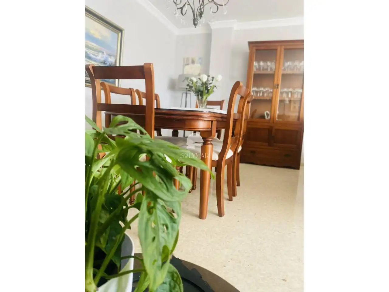 Comedor de Piso de alquiler en Vélez-Málaga con Aire acondicionado, Terraza y Amueblado