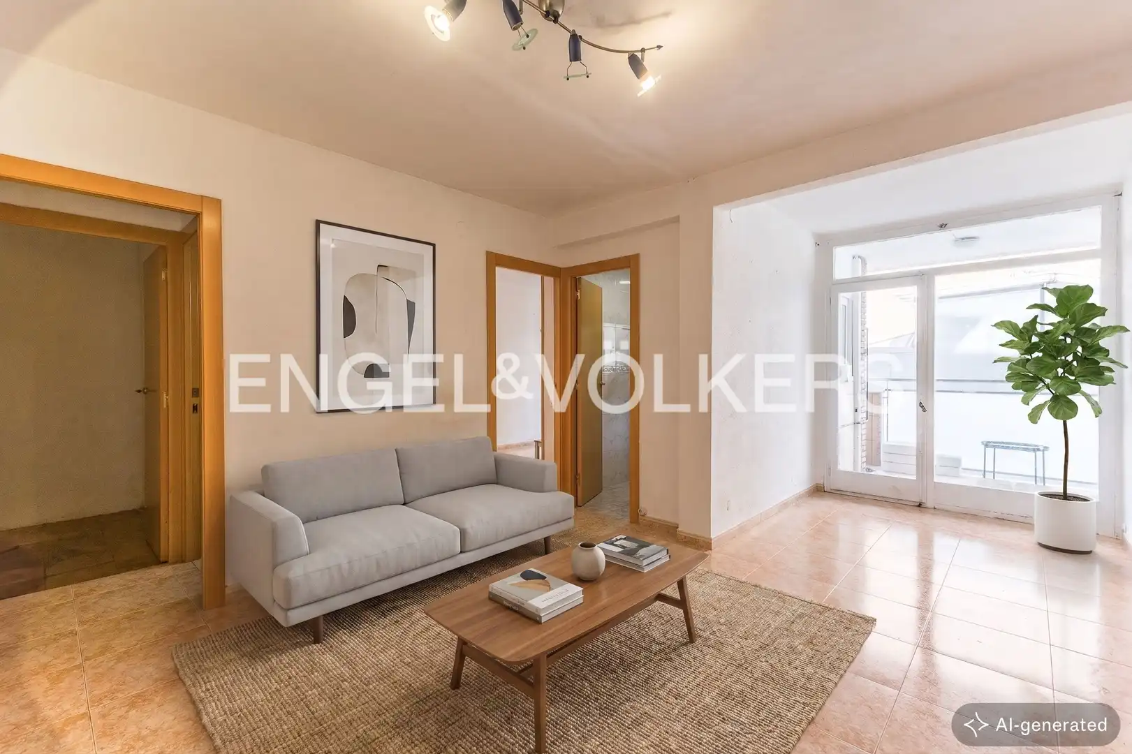 Living room of Flat for sale in Barcelona  with Heating and Balcony