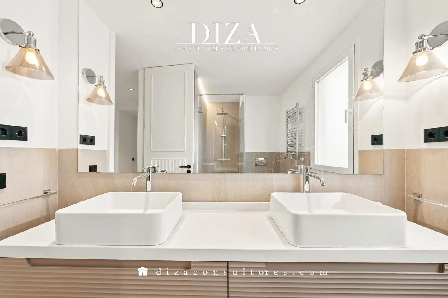 Baño de Piso de alquiler en Madrid con Aire acondicionado, Calefacción y Trastero