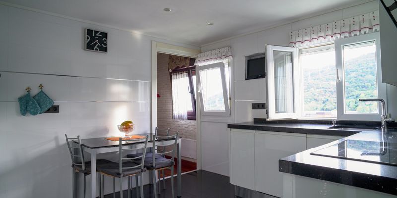 Küche von Wohnung zum verkauf in Ortuella mit Möbliert und Balkon