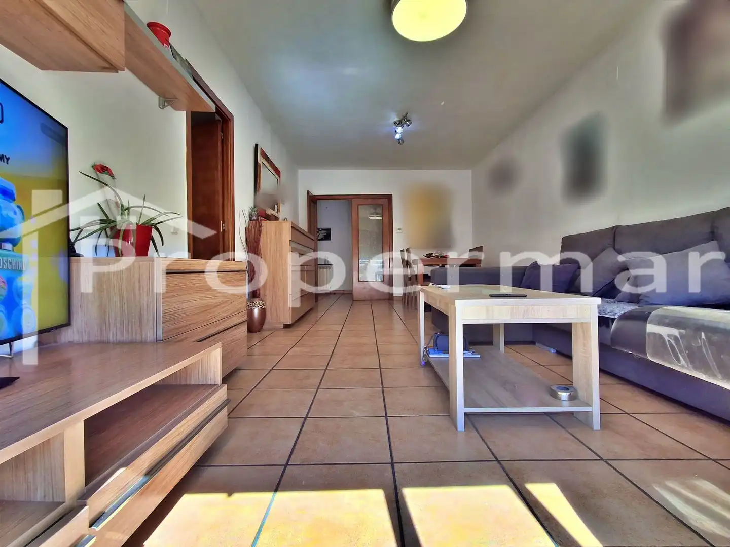 Sala d'estar de Pis en venda en La Roca del Vallès amb Calefacció